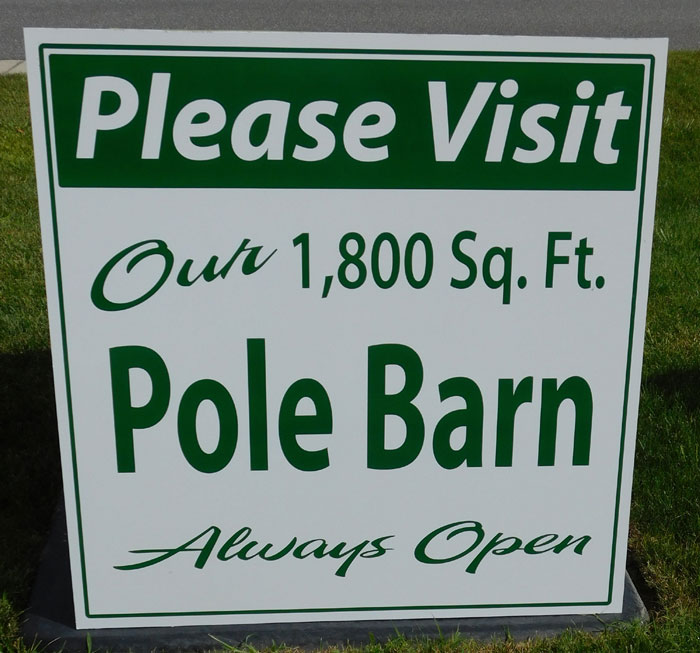 polebarnopensign